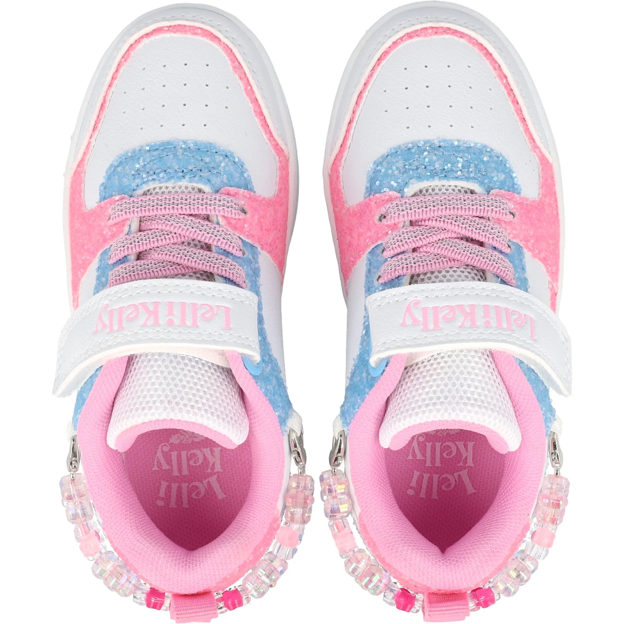 Lelli Kelly Gioiello White Glitter Trainers