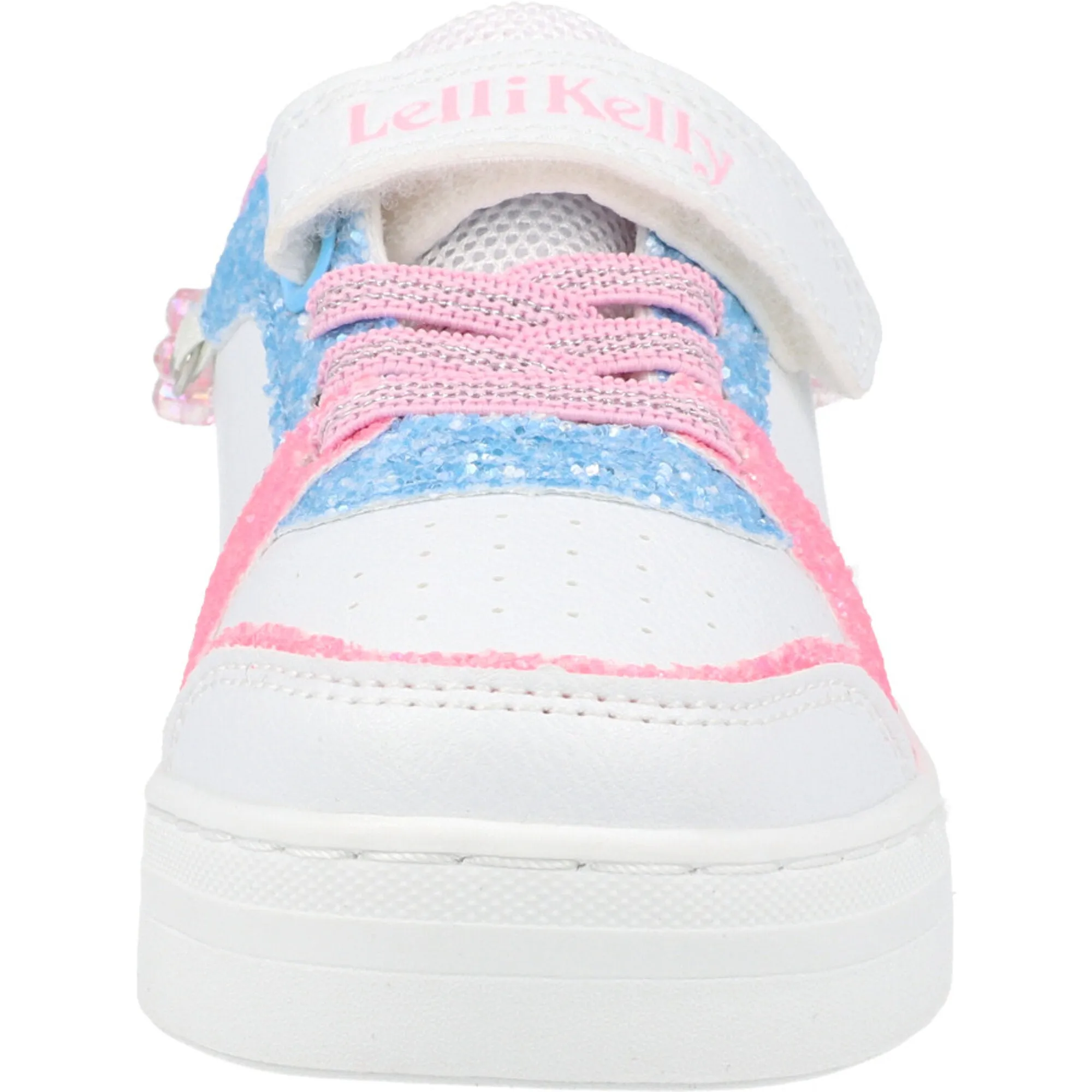 Lelli Kelly Gioiello White Glitter Trainers