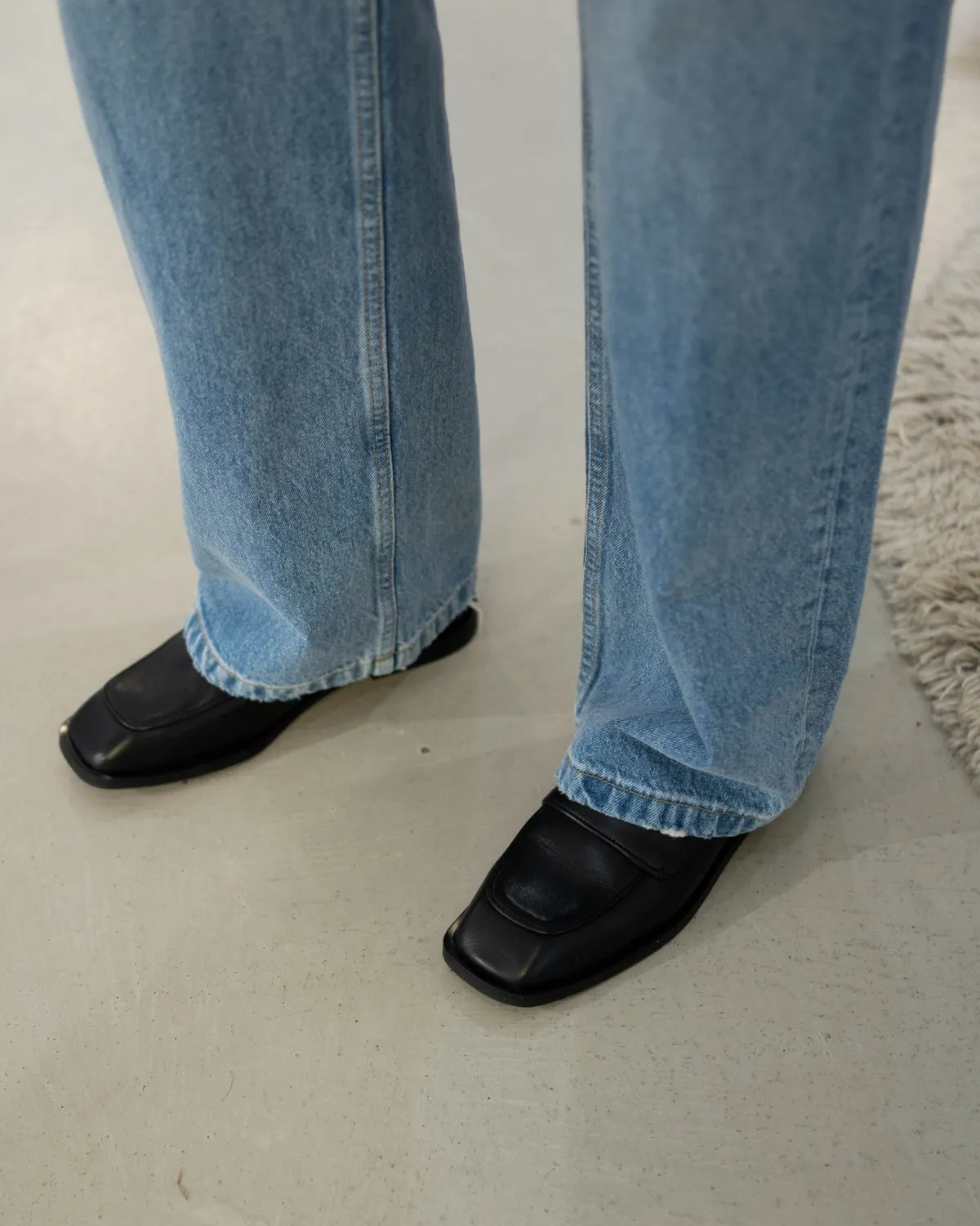 Lilo Loafer - Black Leather