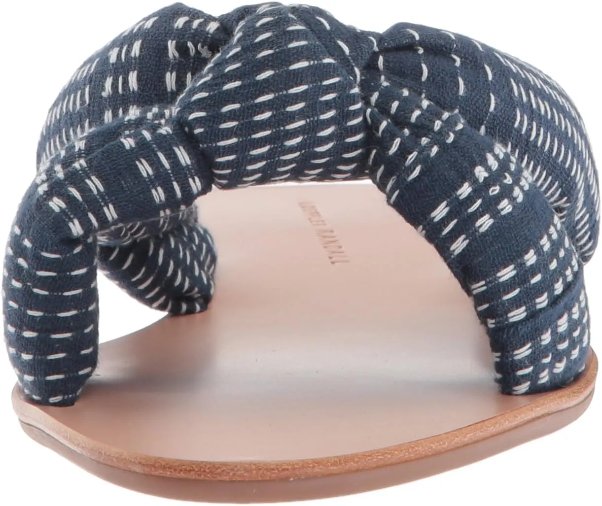 Loeffler Randall Women's Iris (Ivory Stitched Fabric) Flat Sandal