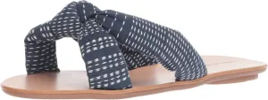 Loeffler Randall Women's Iris (Ivory Stitched Fabric) Flat Sandal