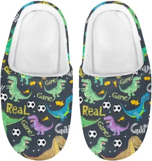 Lotusorchid Kid Bedroom Slipper Memory Foam House Slipper for Girls, Non Slip House Shoes for Boys Warm Cozy Sleep Slipper Home Slipper Indoor Outdoor