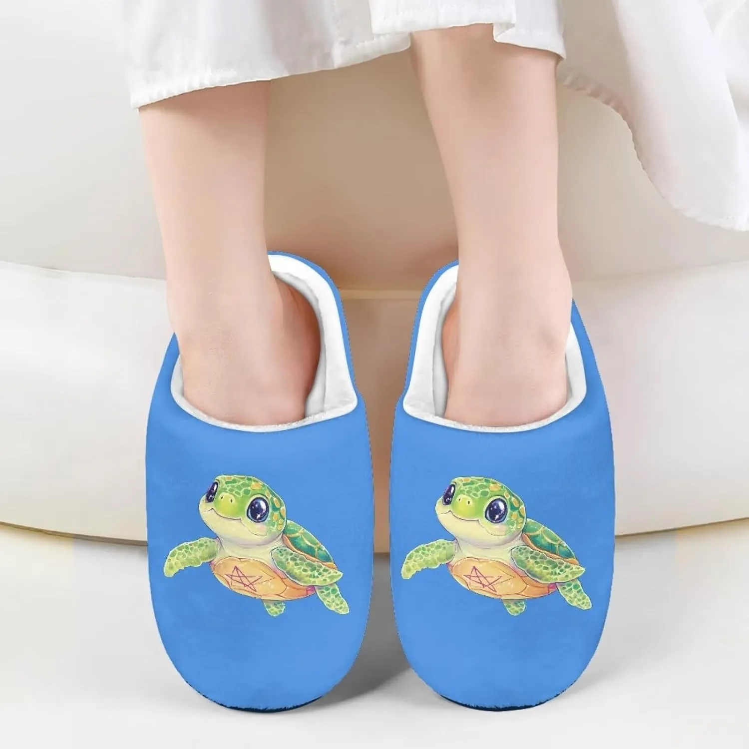 Lotusorchid Slippers for Kids Non Slip Fuzzy Warm Girls House Slipper Anti-Slip Boys Slippers Soft Bedroom Slipper