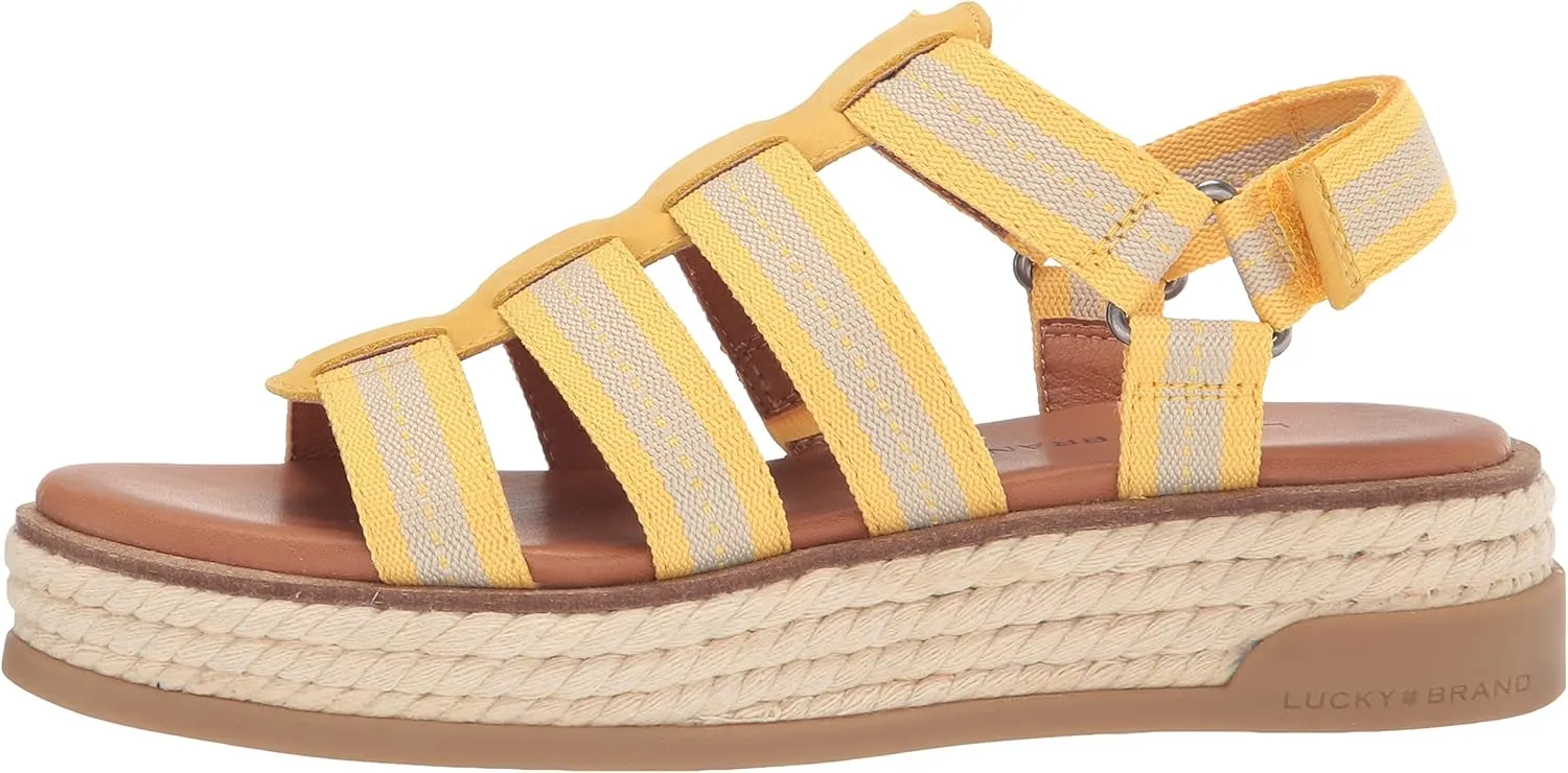Lucky Brand Women's Emliey Gladiator Sandal Platform