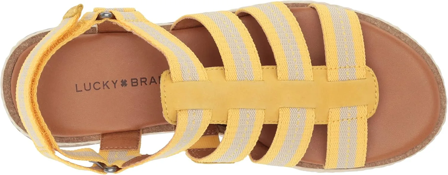 Lucky Brand Women's Emliey Gladiator Sandal Platform
