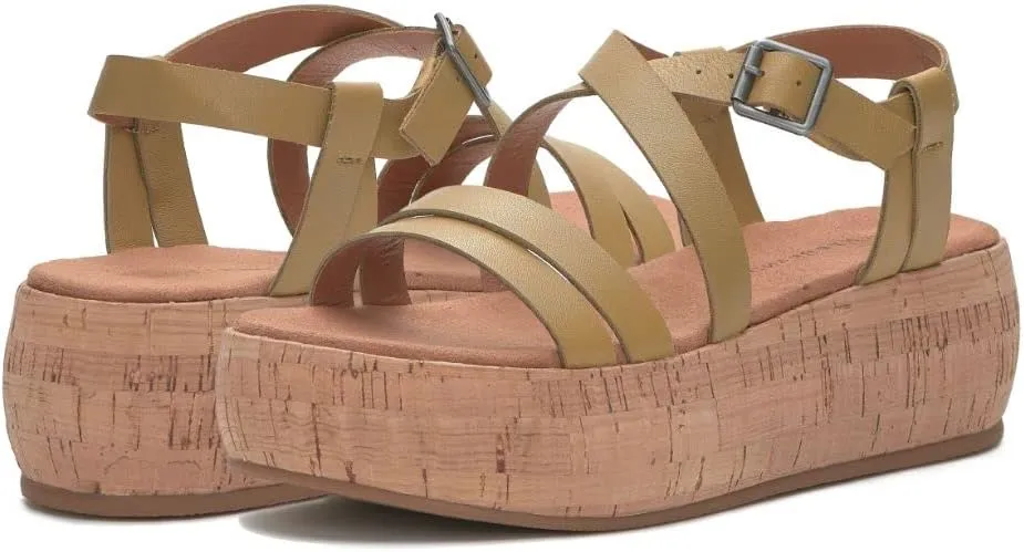 Lucky Brand Women's Jacobean Platform Sandal Wedge