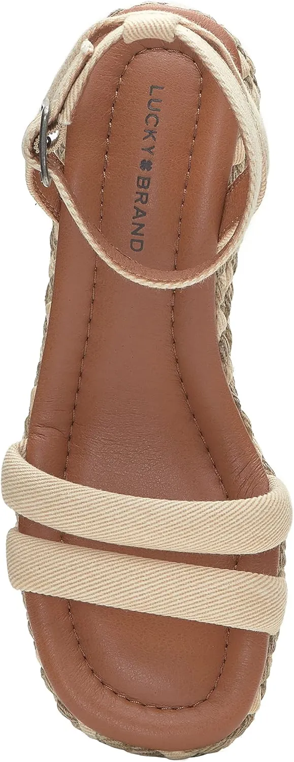 Lucky Brand Women's Naylicia Braided Wedge Sandal