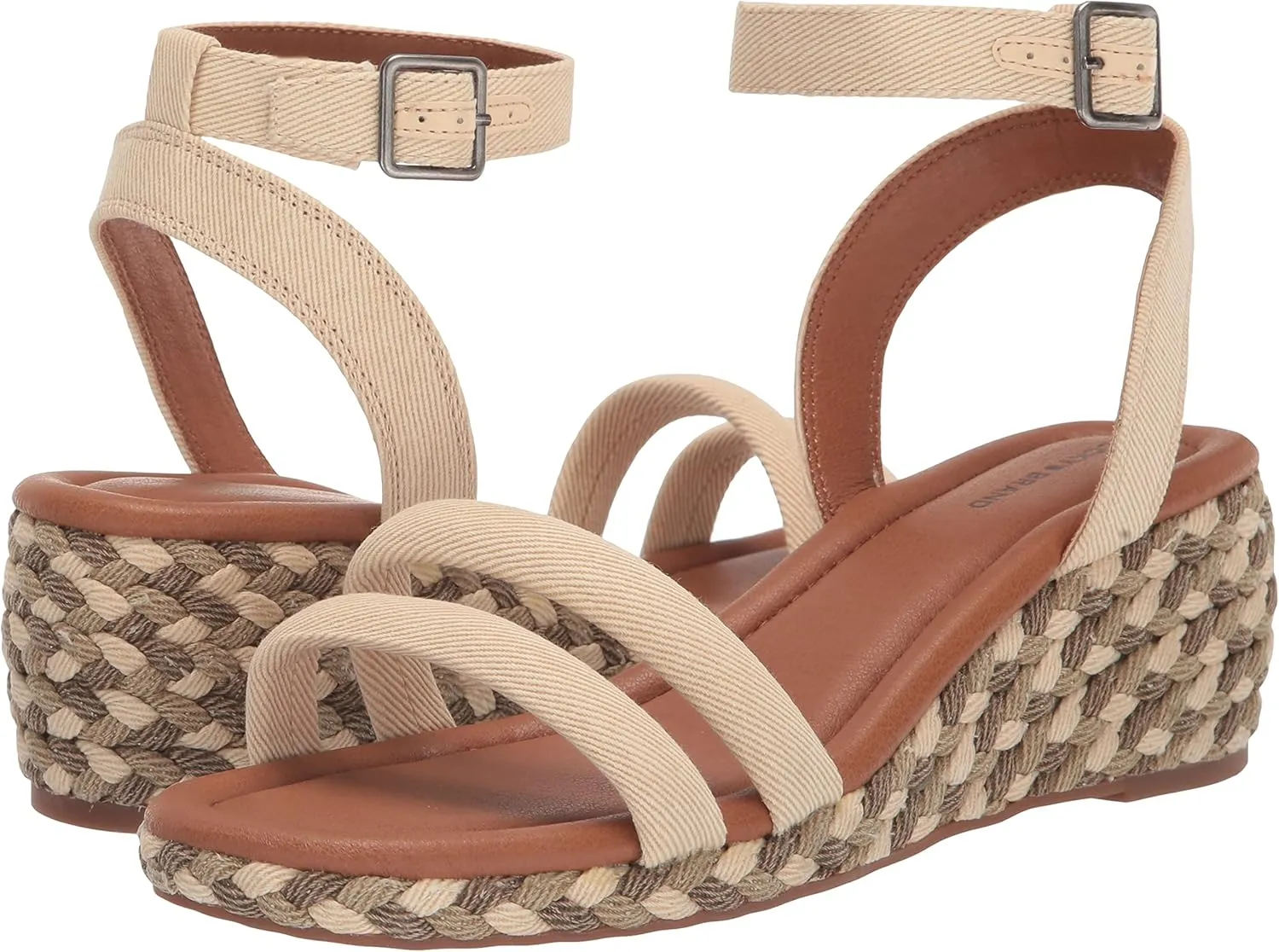 Lucky Brand Women's Naylicia Braided Wedge Sandal