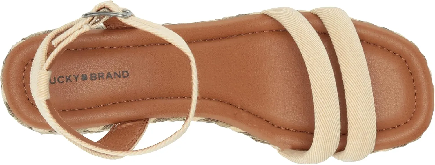 Lucky Brand Women's Naylicia Braided Wedge Sandal