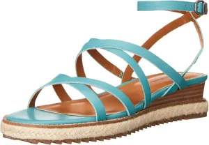 Lucky Brand Women's Nemelli Strappy Wedge Sandal Platform