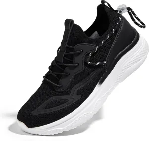LUCKY STEP Women's Slip On Walking Shoes Mesh Tennis Workout Comfortable Lightweight Athletic Gym Trainers Stylish Breathable Fashion Sneakers