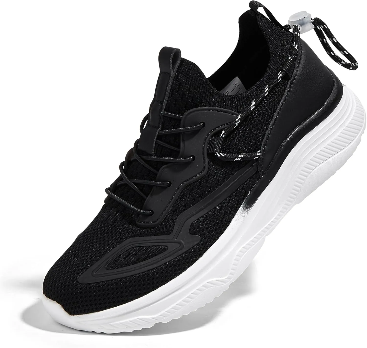 LUCKY STEP Women's Slip On Walking Shoes Mesh Tennis Workout Comfortable Lightweight Athletic Gym Trainers Stylish Breathable Fashion Sneakers