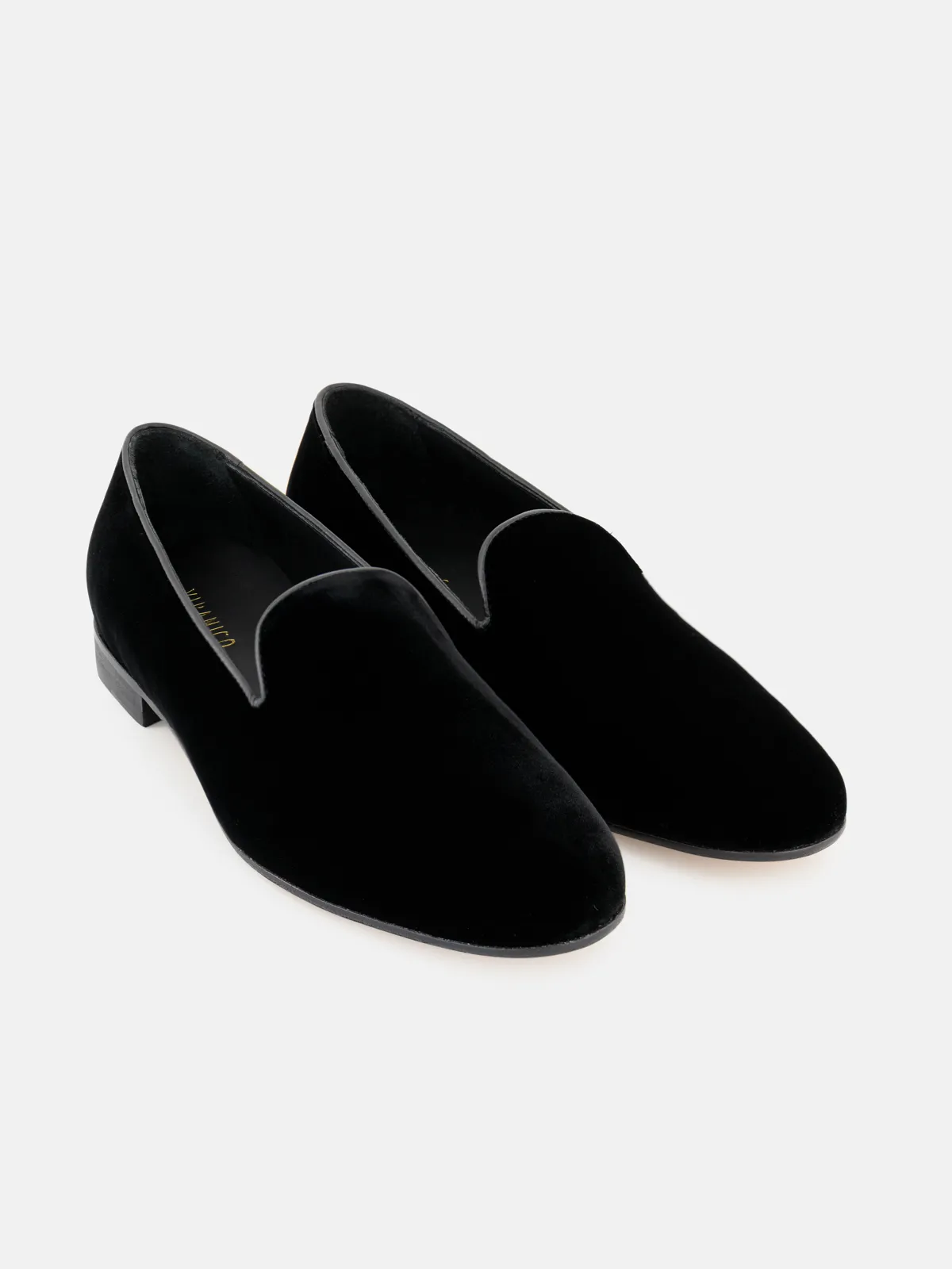 Marco Black Velvet Slipper