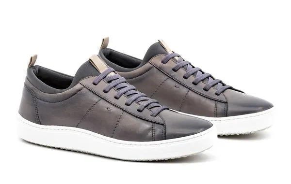 Martin Dingman Cameron Hand Finished Sheep Skin Sneaker in Slate