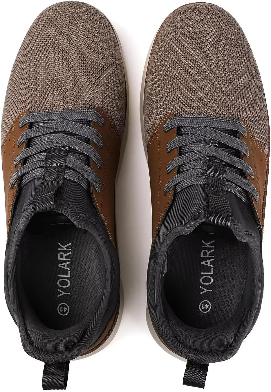 Men Casual Dress Shoes Hands Free Slip On Laceless Fashion Sneakers Lightweight Breathable Walking Shoes Gym Tennis Athletic