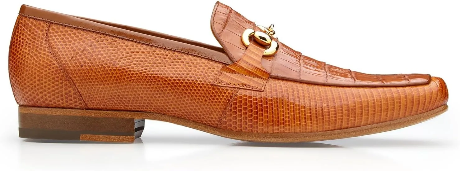 Men's 1030 Udine Genuine Caiman Crocodile and Lizard Loafer