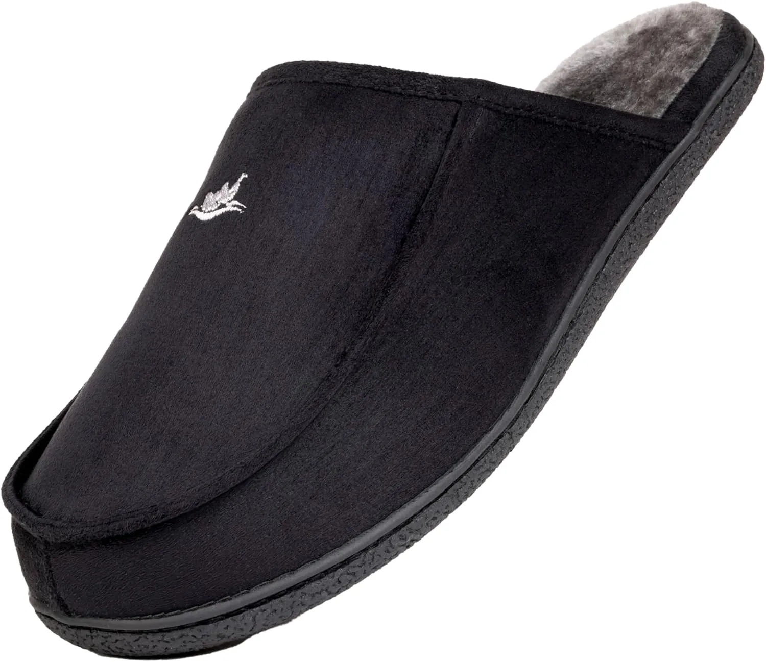 Men's 80D High Density Memory Foam House Slippers, Indoor Outdoor Slip On Clog House Shoes