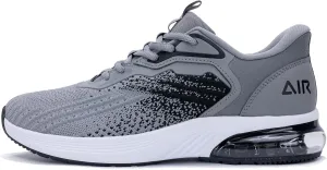 Men's Air Running Shoes Tennis Jogging Gym Fashion Sneaker Lightweight Knitting Breathable Athletic Walking Shoes US 7-12.5