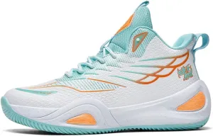 Men's Basketball Shoe High-Top Athletic Running Sneakers Outdoor Trainers Non-Slip Lightweight Cushioning Workout Sport Shoe
