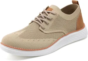 Men's Casual Dress Shoes Mesh Breathable Oxfords Sneakers Lightweight Comfortable Walking Shoes 7.5-12.5