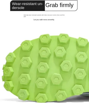 Men's Color Block Trendy Platform Shoes - Summer Breathable Casual Shoes for Outdoor Walking Traveling Jogging