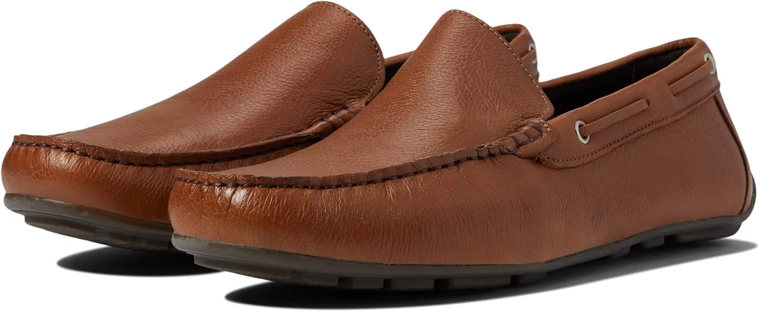 Men's Genuine Leather Casual Slip On Venetian Loafers