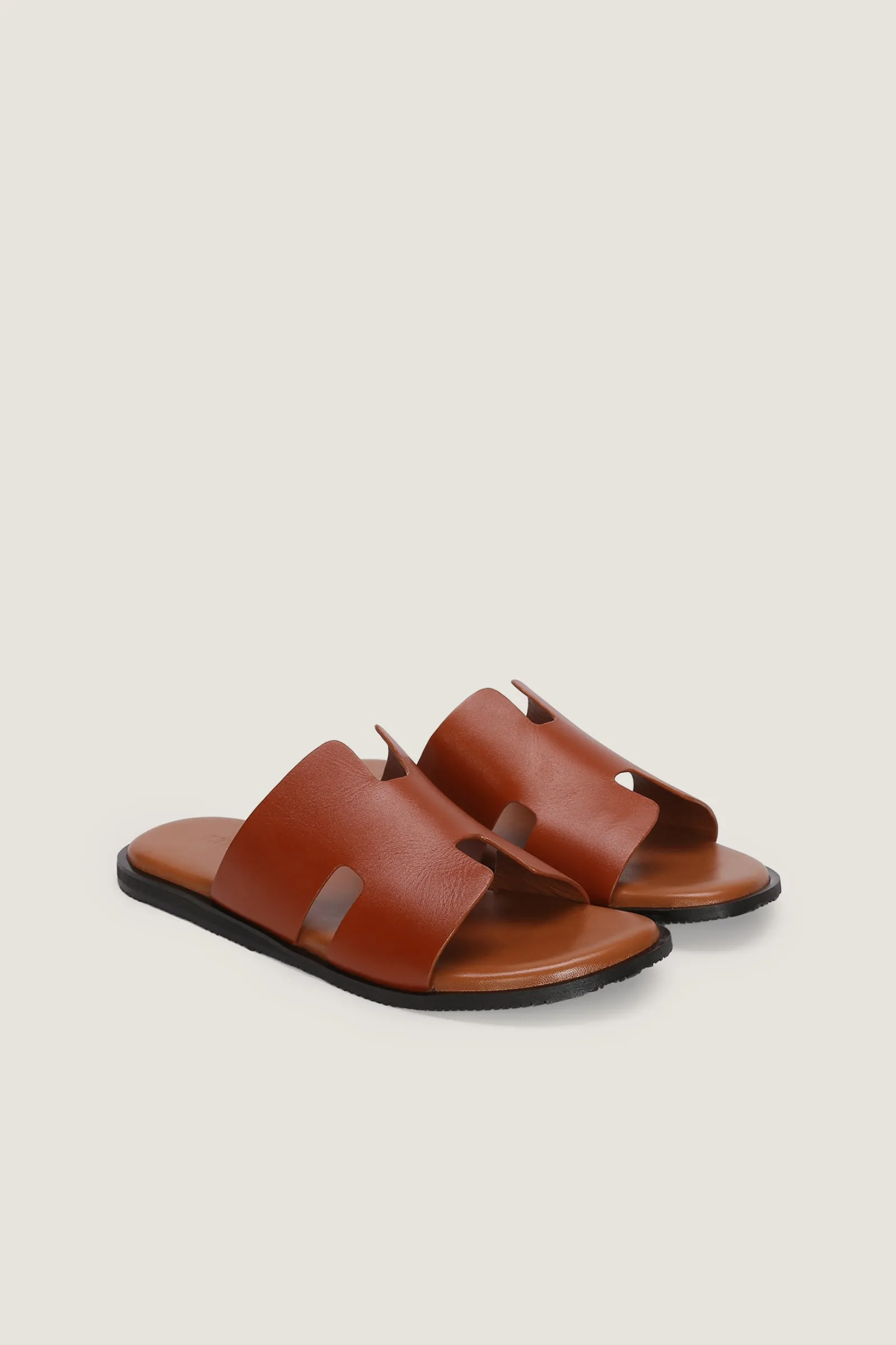 Men's H Style Leather Slipper