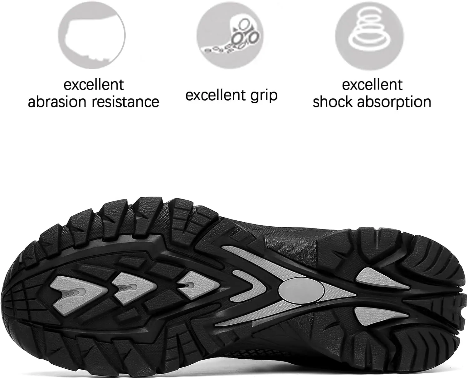 Mens Hiking Shoes Waterproof Lightweight Ankle Boots Outdoor Trekking Camping Walking Quest