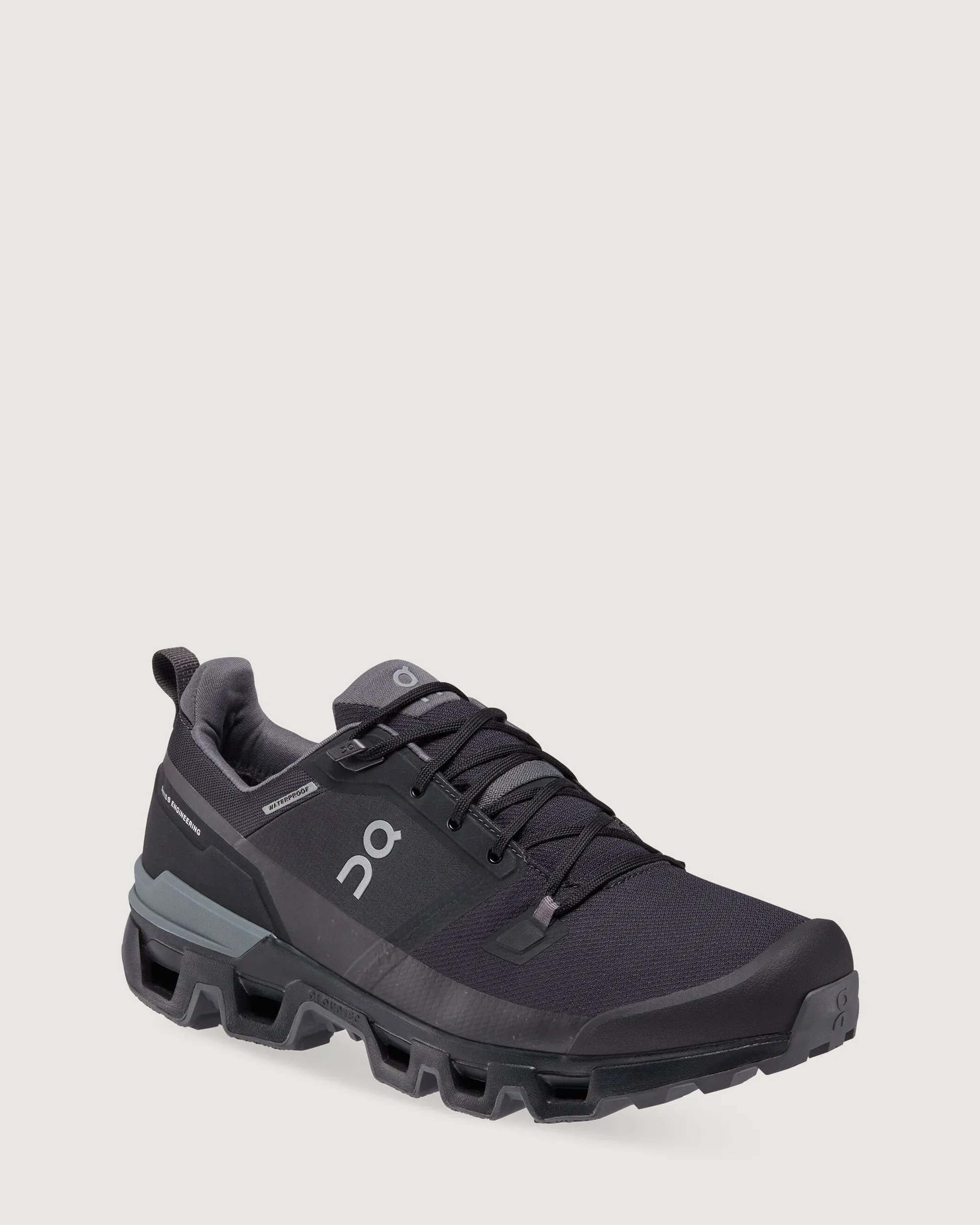 Men's On Cloudwander Waterproof Hiking Shoes - Black/Eclipse
