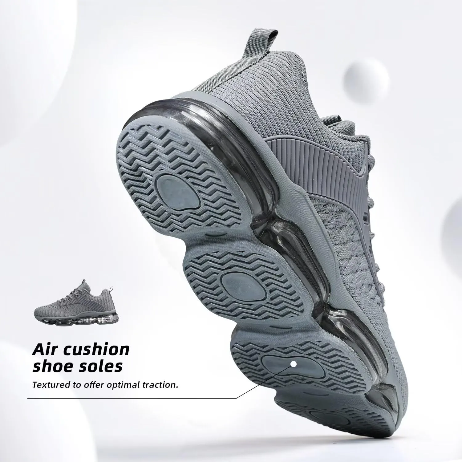Mens Running Shoes Air Low Top Comfort Walking Lace Up Sneakers Breathable Fashion Tennis Sport Gym Fitness Cross Trainers