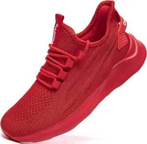Mens Running Shoes Tennis Sneakers Walking Slip on Gym Workout Athletic Breathable Jogging Sport Casual Shoe