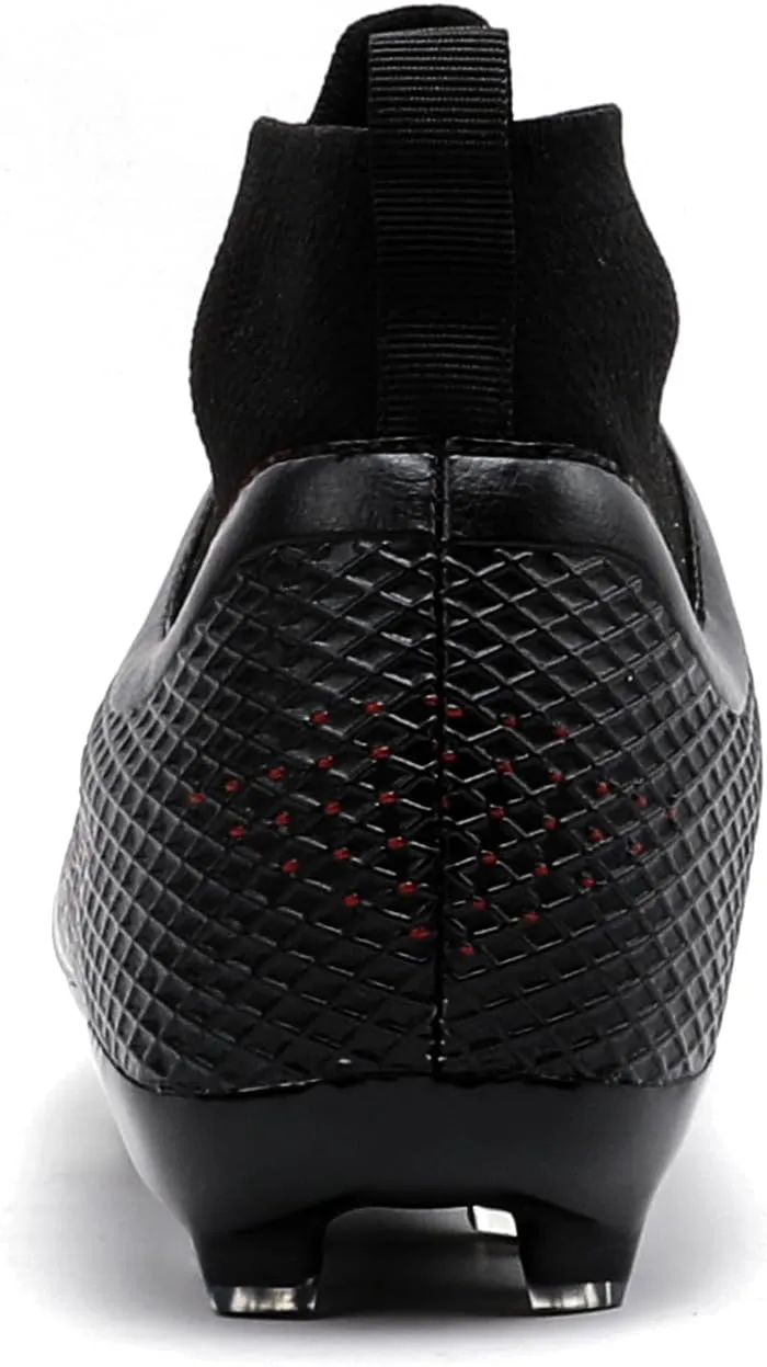 Men's Soccer Cleats Shoes Professional High-Top Breathable Athletic Football Shoes for Outdoor Indoor TF/AG