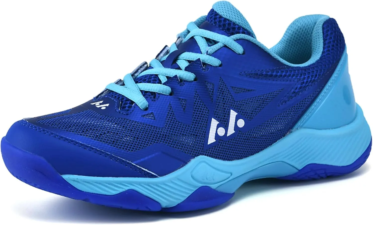 Men's Tennis Shoes Non-Slip Lightweight Squash Racket Sports Sneakers Comfort Indoor/Outdoor Court Training Shoe