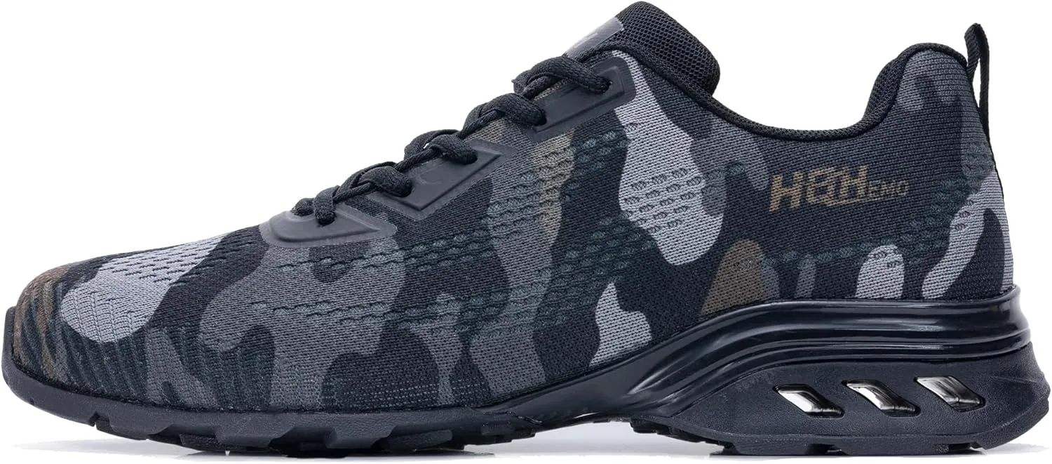 Men's Trail Running Shoes Fashion Hiking Walking Sneaker Lightweight Tennis Cross Training Shoes Size 7-12