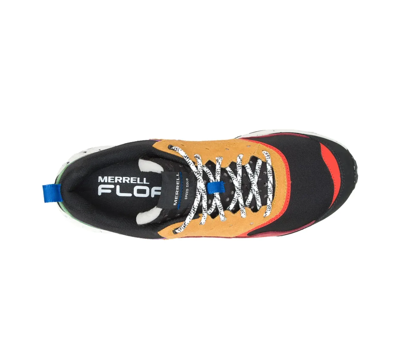 Merrell Men's Speed Solo Black Multi Suede Leather J500357