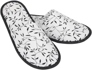 Mikinona 5 Pair Home Slippers Women Non-slip Spa Slippers Men's for Guest Travel