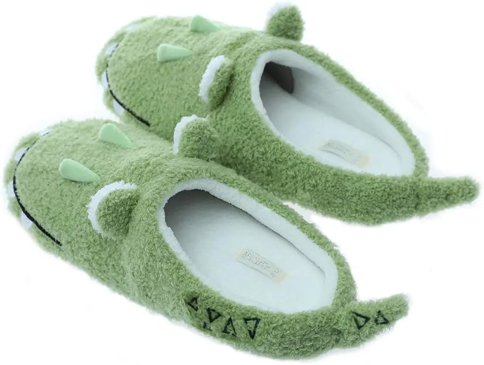 Millffy Cute Soft Comfy Plush Seal Slippers sea Lion Animal Shark Whale Slipper Indoor Crocodile Home Bedroom Shoes for Adult