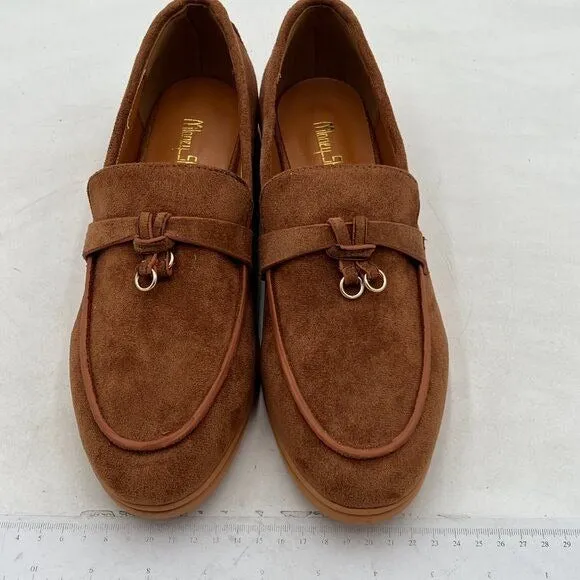 Milooey Women's Round Toe Flat Loafers Comfort Slip On Moccasins Lightweight Dri