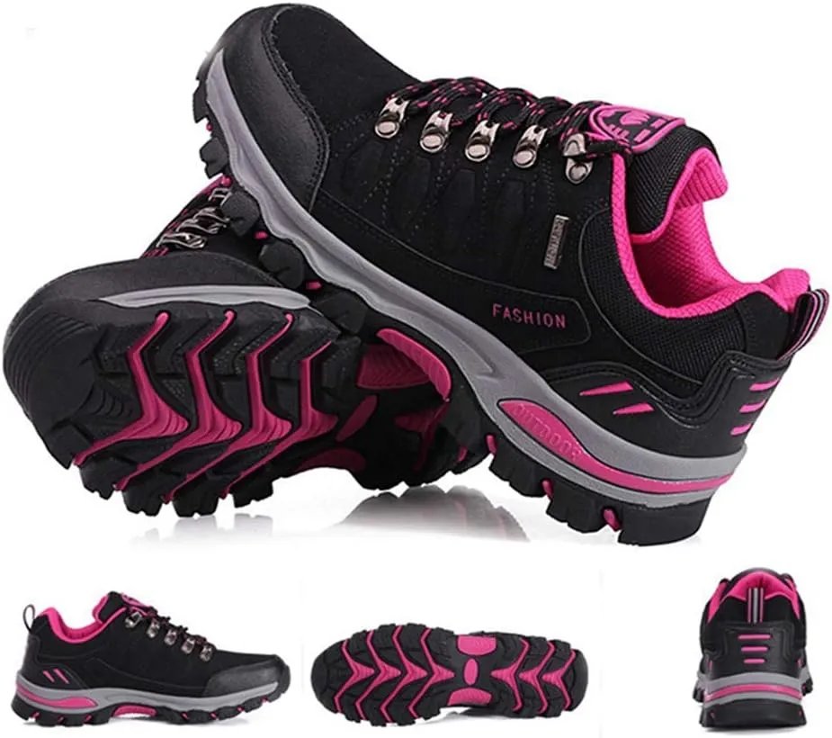 MIOKE Women's Casual Walking Running Sport Shoes Waterproof Non-Slip Trail Backpacking Outdoor Hiking Shoes
