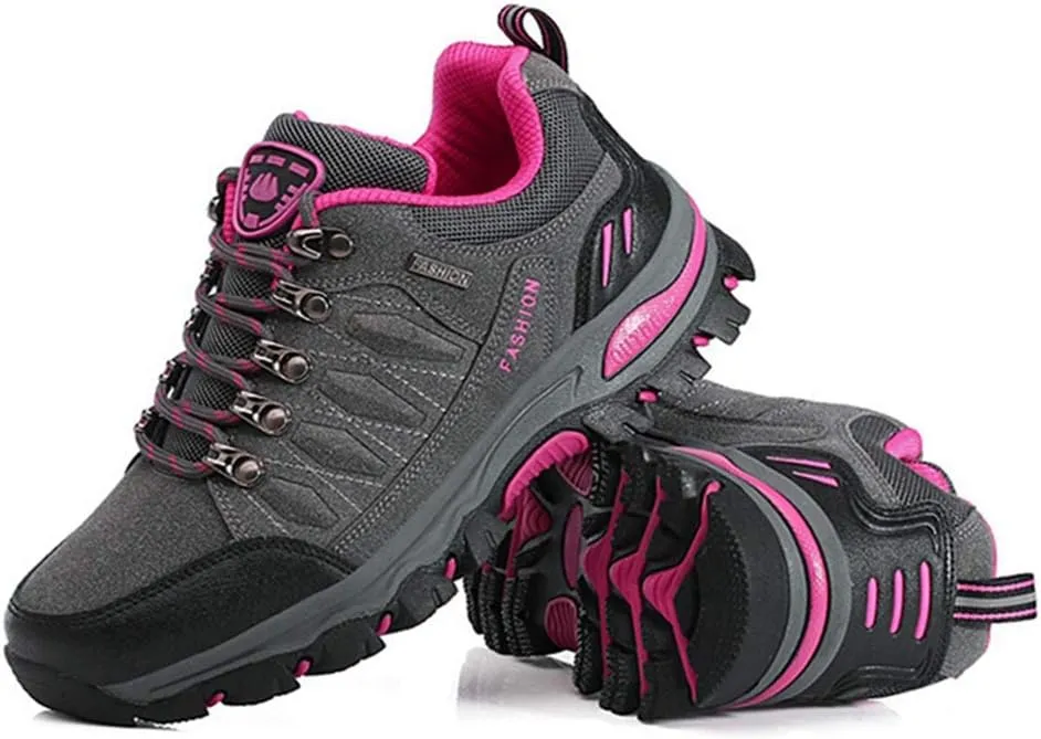 MIOKE Women's Casual Walking Running Sport Shoes Waterproof Non-Slip Trail Backpacking Outdoor Hiking Shoes