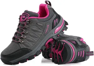 MIOKE Women's Casual Walking Running Sport Shoes Waterproof Non-Slip Trail Backpacking Outdoor Hiking Shoes