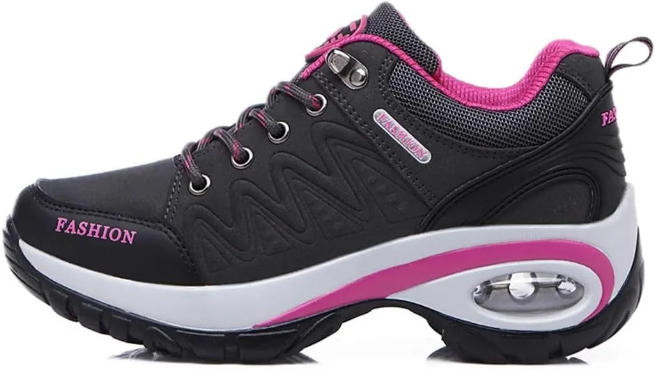 MIOKE Women's Outdoor Running Sport Shoes Waterproof Non-Slip Casual Trail Backpacking Climbing Hiking Shoes