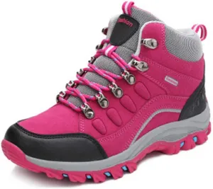 MIOKE Women's Waterproof Hiking Shoes Outdoor Running Hiker Non-Slip Casual Trail Climbing Backpacking Shoes