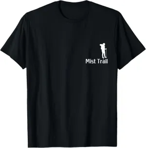 Mist Trail Graphic, Waterfall Hike, Nature Exploration T-Shirt