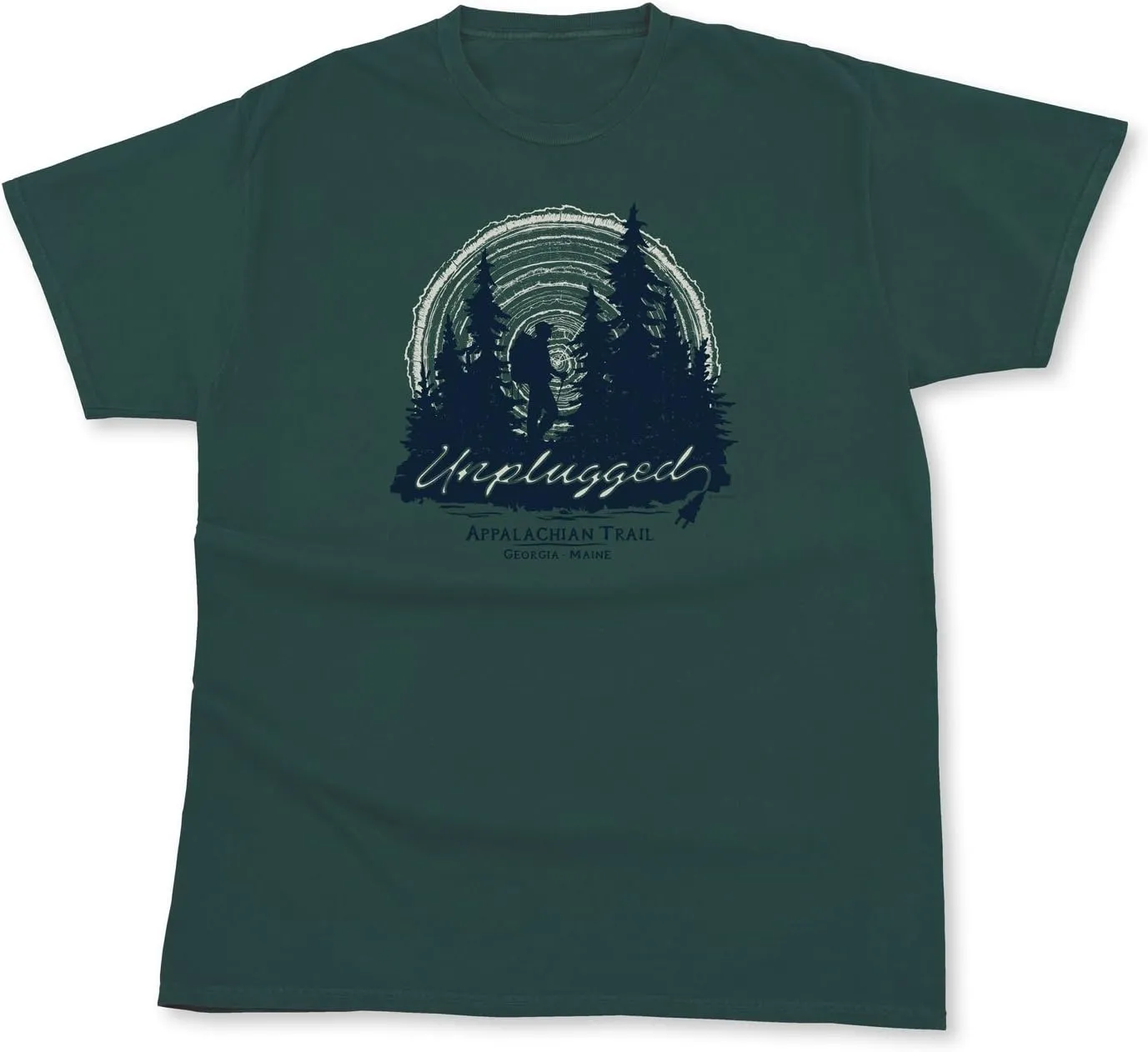 Mountain Graphics Appalachian Trail Unplugged Hiking T-Shirt