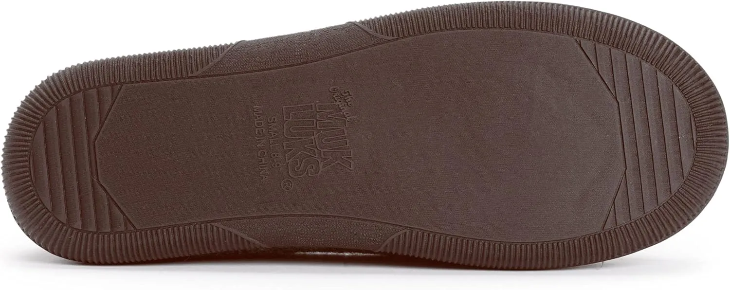 MUK LUKS Men's Faux Suede Clog Slipper