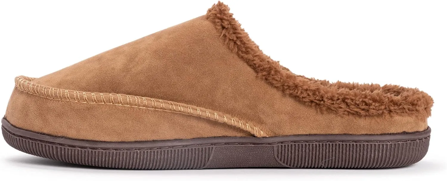 MUK LUKS Men's Faux Suede Clog Slipper