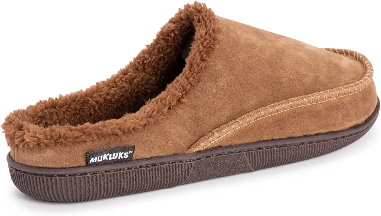 MUK LUKS Men's Faux Suede Clog Slipper