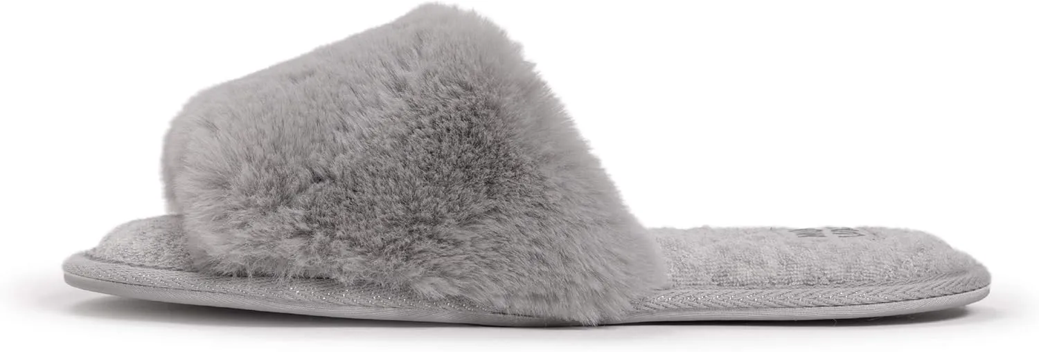 MUK LUKS Women's Sariah Slide Slipper-Snow White