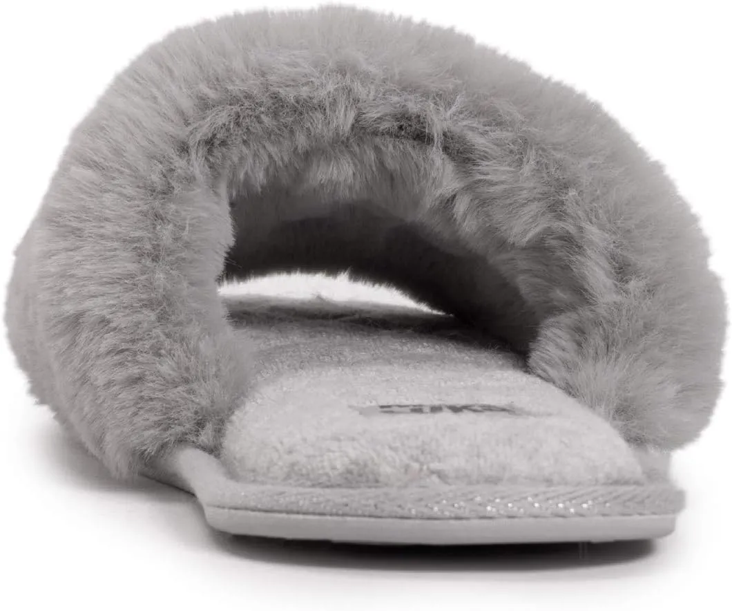 MUK LUKS Women's Sariah Slide Slipper-Snow White